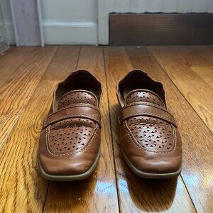 Tan Clarks Loafers
